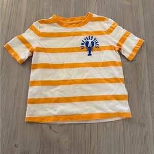 Vineyard Vines striped, lobster motif t-shirt